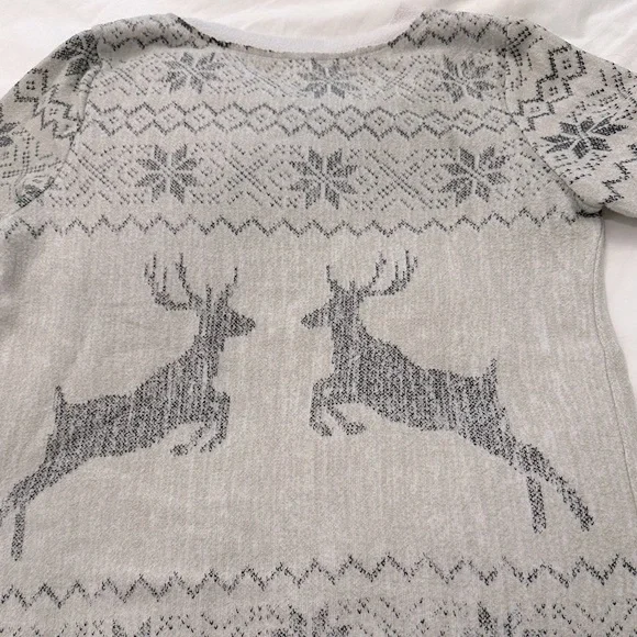 Chaser brand holiday reindeer long sleeve - Picture 3 of 6